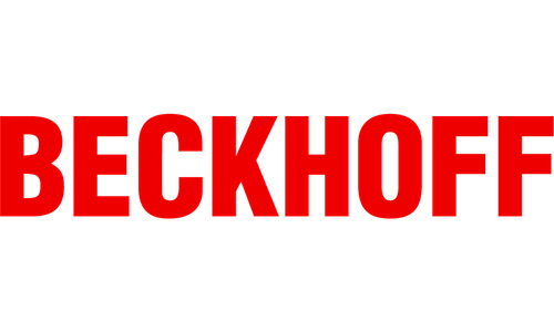Logo oficial de Beckhoff Automation, especialistas en sistemas de control basados en PC, tecnología EtherCAT y componentes de automatización industrial.