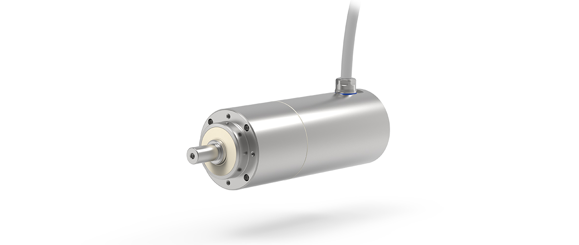Servomotor de acero inoxidable axenia value de Wittenstein con diseño higiénico integrado para automatización de alto rendimiento.